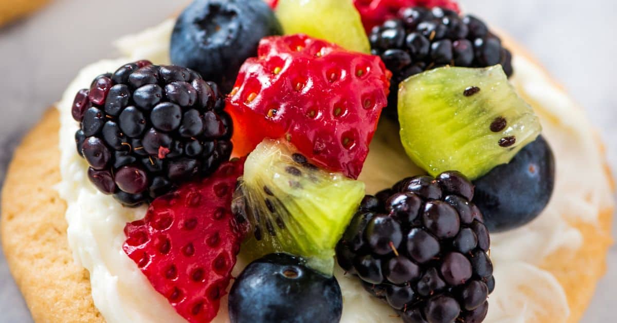 Classic Sugar Cookie or Healthy No-Bake Mini Fruit Pizzas